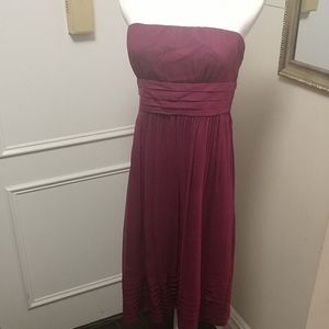 100% silk j.crew bridesmaid dress
